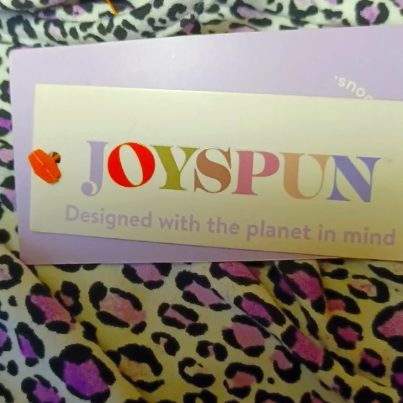 Purple CHEETAH Print Nightie       JOYSPUN Women's L (12-14) - Picture 2 of 12